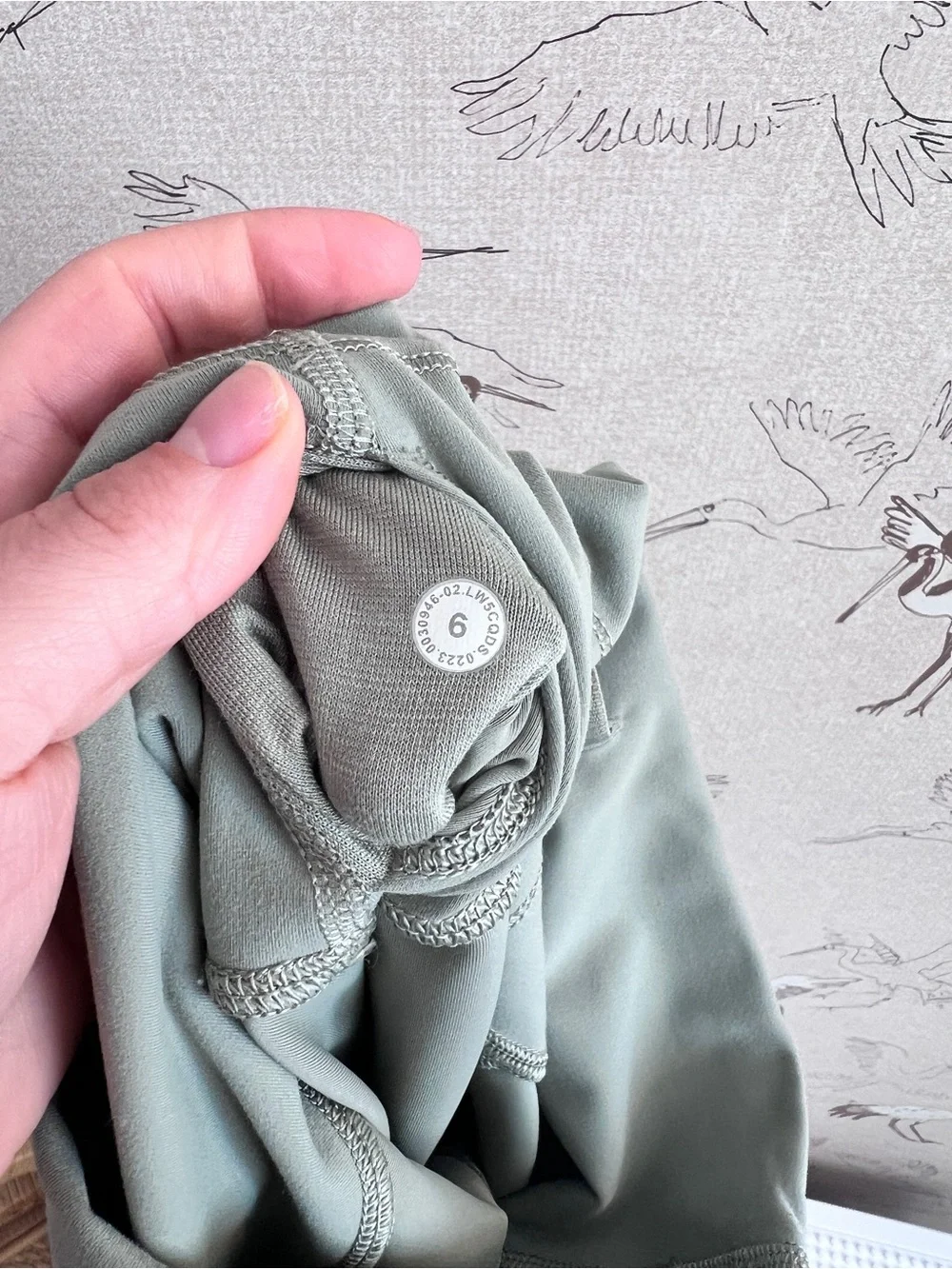 Lululemon wunder train tights 25” misty green